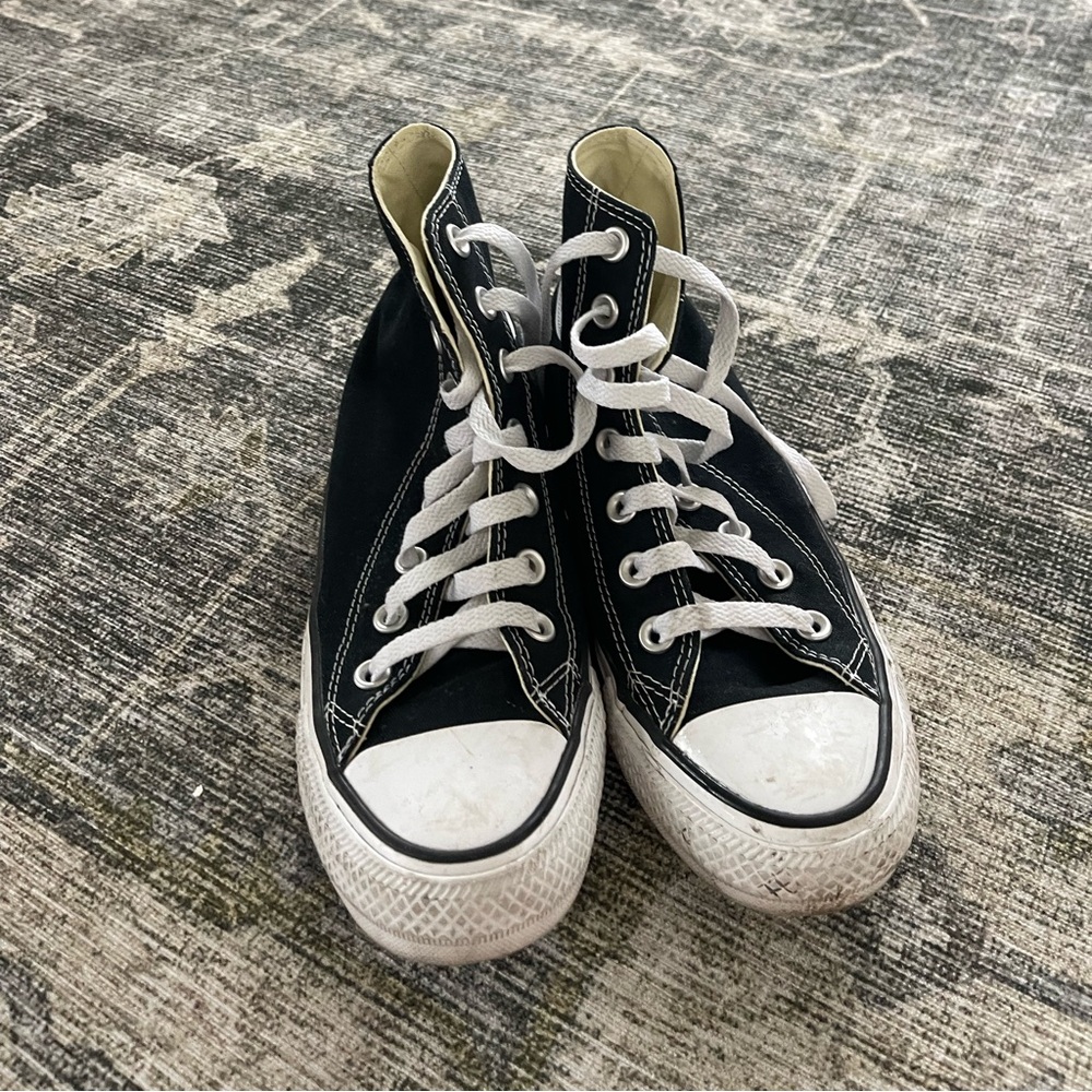 Black converse 6.5